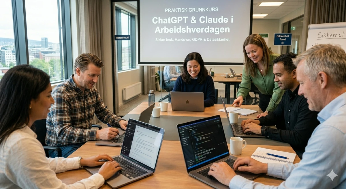 AI-start for bedriften — kursrom
